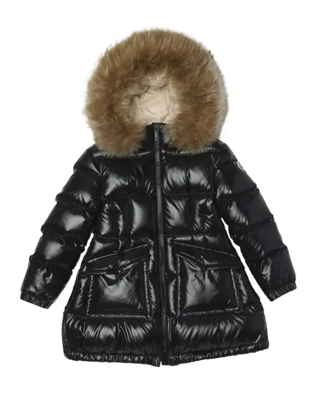 Moncler Girl 's Aruna Long Down Parka, Size -6