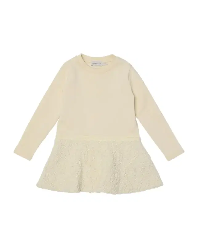 Girl 's Sweatshirt Combo Fit & Flare Dress