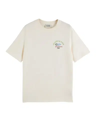 Scotch & Soda Men's Graphic Crewneck T-Shirt | Thumbnail 1 Scotch & Soda Men's Graphic Crewneck T-Shirt | Thumbnail 1