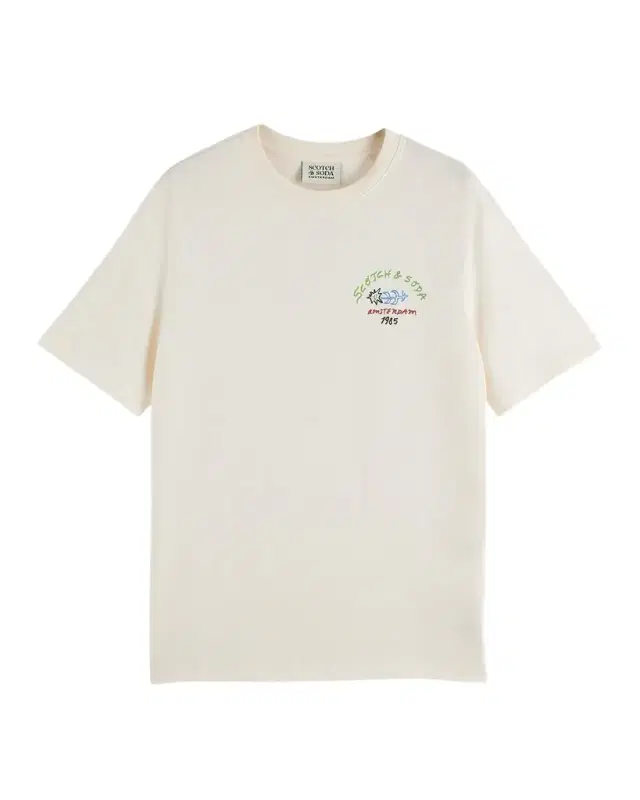 Scotch & Soda Men 's Graphic Crewneck T-Shirt