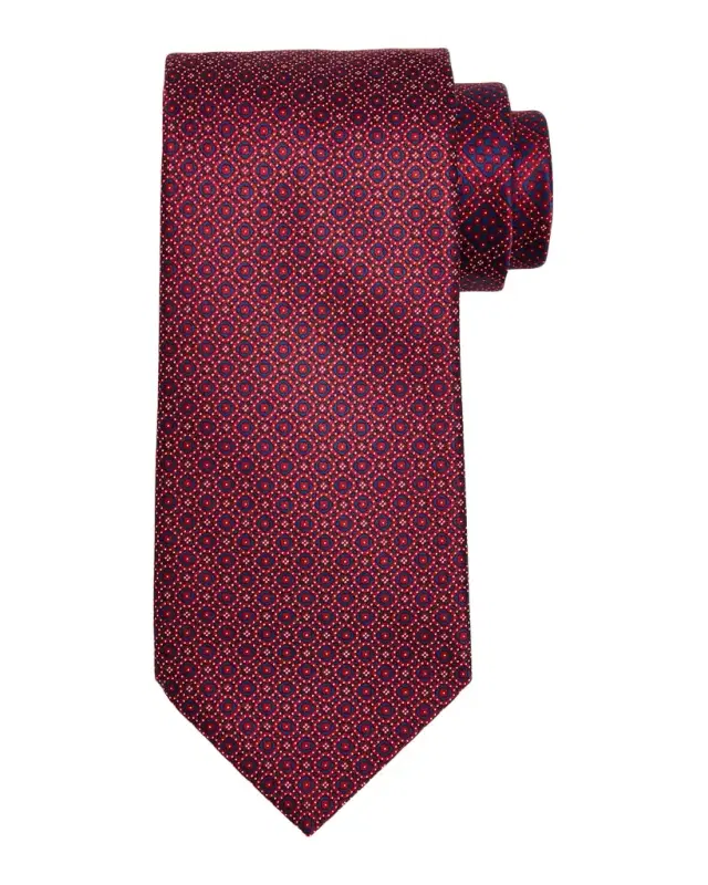 Stefano Ricci Men 's Multi-Square Silk Tie