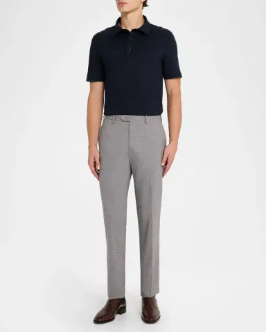 Brioni Men's Cotton and Cashmere Polo Shirt | Thumbnail 2