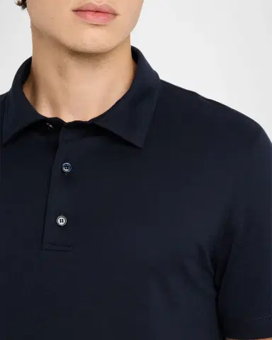 Brioni Men's Cotton and Cashmere Polo Shirt | Thumbnail 5