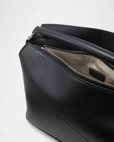 Loewe Puzzle Edge Medium Top-Handle Bag in Grained Leather | Thumbnail 3 Loewe Puzzle Edge Medium Top-Handle Bag in Grained Leather | Thumbnail 3