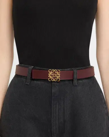 Loewe Anagram Reversible Leather Belt | Thumbnail 2 Loewe Anagram Reversible Leather Belt | Thumbnail 2