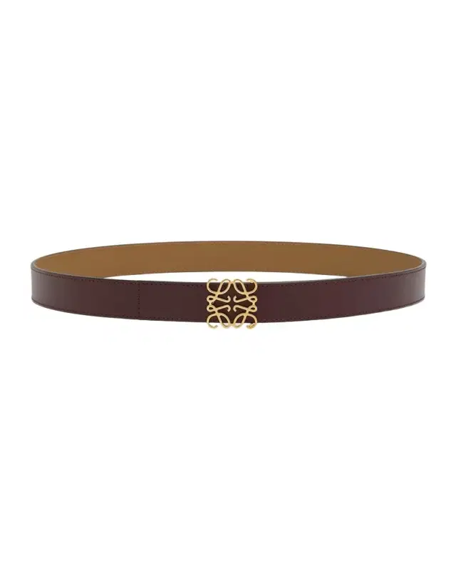 Loewe Anagram Reversible Leather Belt