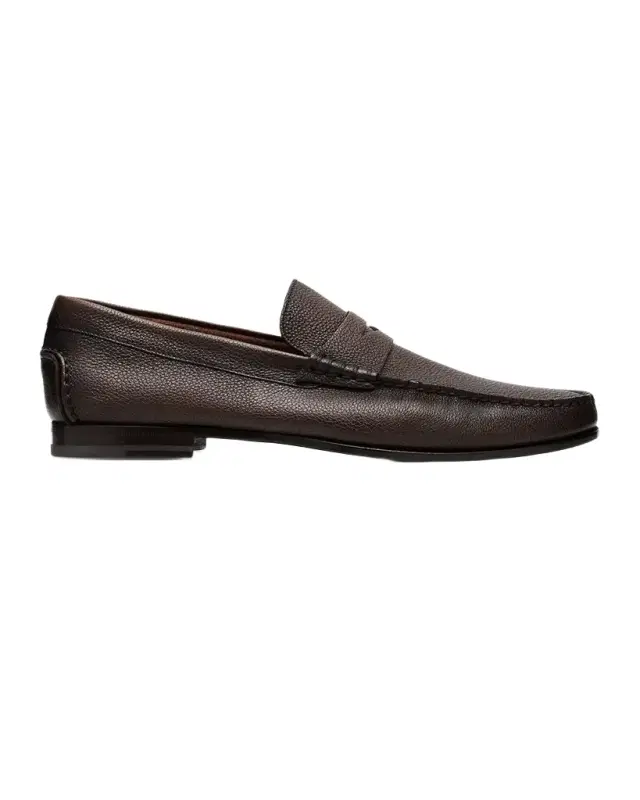 Santoni Men 's Ikangia Leather Penny Loafers