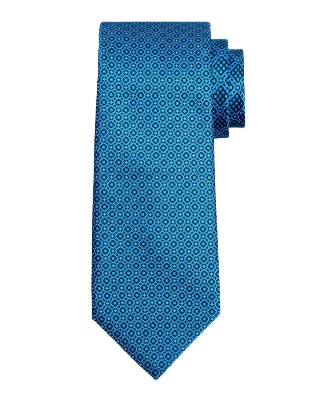 Men 's Multi-Square Silk Tie
