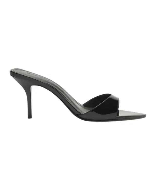 Schutz Elodie Patent Stiletto Mule Sandals