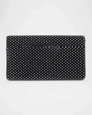 MICHELLE WILHITE Olivia Flap Rhinestone Clutch Bag | Thumbnail 2