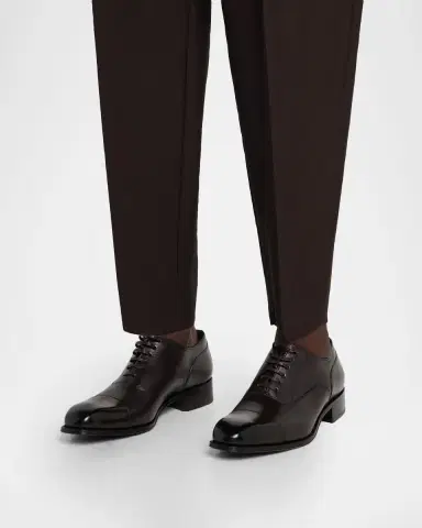 Tom Ford Men's Claydon Burnished Leather Derby Shoes | Thumbnail 2 Tom Ford Men's Claydon Burnished Leather Derby Shoes | Thumbnail 2
