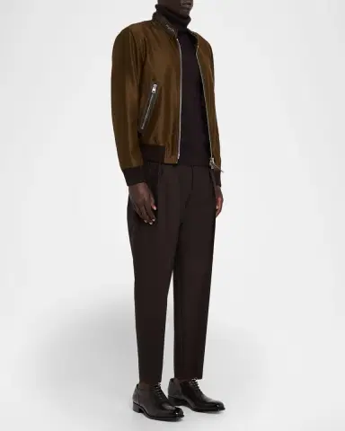 Tom Ford Men's Claydon Burnished Leather Derby Shoes | Thumbnail 3 Tom Ford Men's Claydon Burnished Leather Derby Shoes | Thumbnail 3