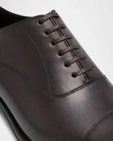 Tom Ford Men's Claydon Burnished Leather Derby Shoes | Thumbnail 5 Tom Ford Men's Claydon Burnished Leather Derby Shoes | Thumbnail 5