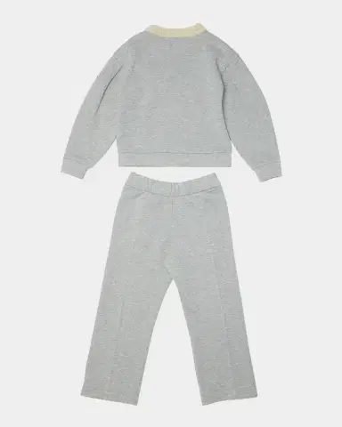 Moncler Girl's Floral Applique Sweatshirt & Sweatpants Set, Size 8- | Thumbnail 2
