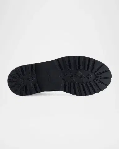 Giorgio Armani Men's Quilted Leather Lace-Up Boots | Thumbnail 6