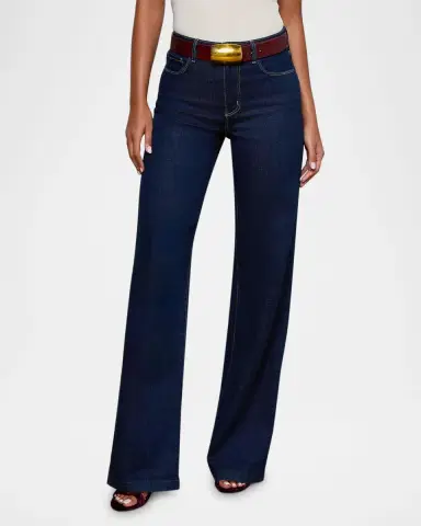 L 'AGENCE Clayton High Rise Wide-Leg Jeans | Thumbnail 3