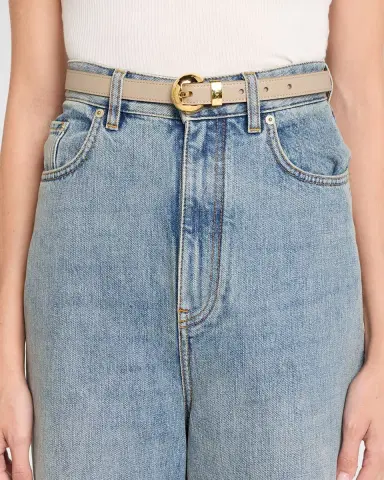 LOEWE Pebble Leather Skinny Belt | Thumbnail 2