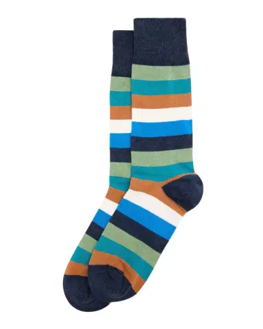 Paul Smith Men's Kit Color-Block Stripe Crew Socks | Thumbnail 1 Paul Smith Men's Kit Color-Block Stripe Crew Socks | Thumbnail 1