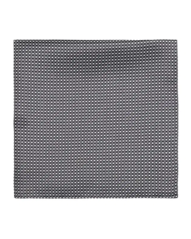 Stefano Ricci Men 's Micro-Geometric Silk Pocket Square