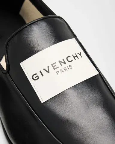 Givenchy Logo Label Leather Loafers | Thumbnail 5