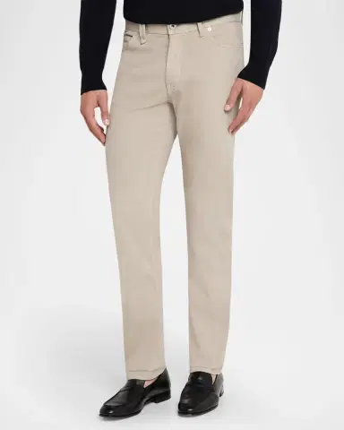 Brioni Men 's Cotton Denim Five-Pocket Pants | Thumbnail 4