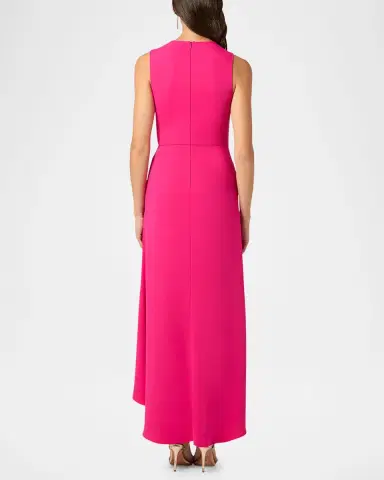 Shoshanna Evie Sleeveless Draped A-Line Maxi Dress | Thumbnail 3 Shoshanna Evie Sleeveless Draped A-Line Maxi Dress | Thumbnail 3