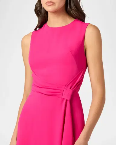 Shoshanna Evie Sleeveless Draped A-Line Maxi Dress | Thumbnail 4 Shoshanna Evie Sleeveless Draped A-Line Maxi Dress | Thumbnail 4