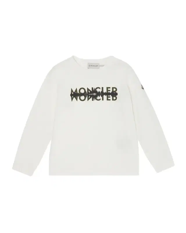 Moncler Boy 's Logo Graphic-Print Long-Sleeve T-Shirt