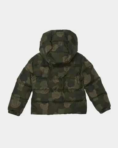 Moncler Boy 's Escer Camo Logo-Print Puffer Jacket | Thumbnail 2 Moncler Boy 's Escer Camo Logo-Print Puffer Jacket | Thumbnail 2