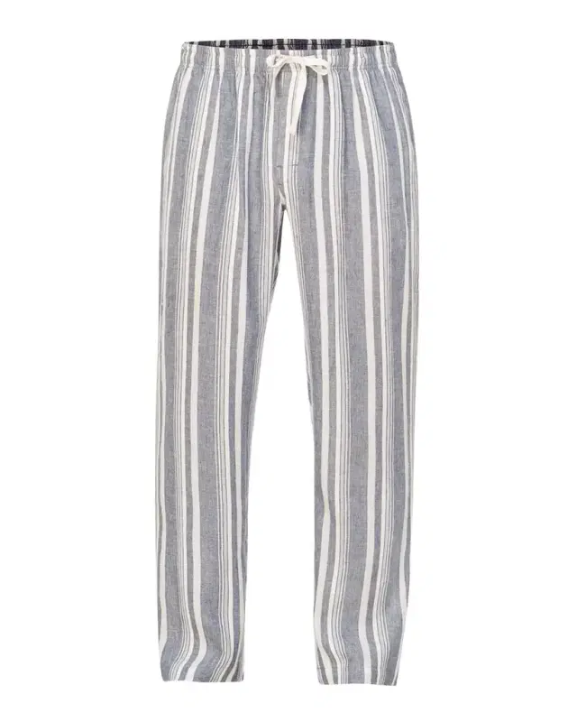 Majestic International Men 's Summer Woven Stripe Lounge Pants
