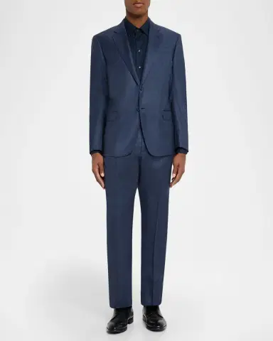 Emporio Armani Men 's Wool-Blend Sharkskin G Line Suit | Thumbnail 2