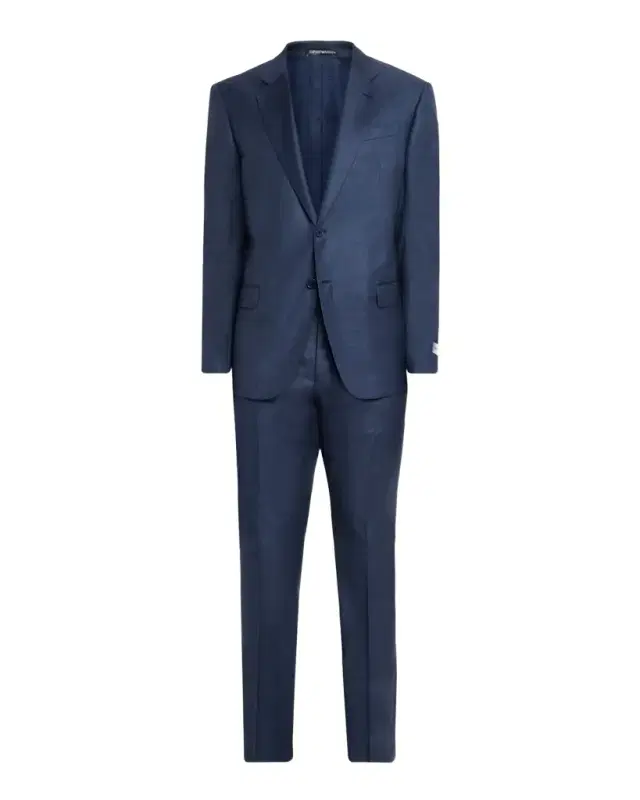 Emporio Armani Men 's Wool-Blend Sharkskin G Line Suit