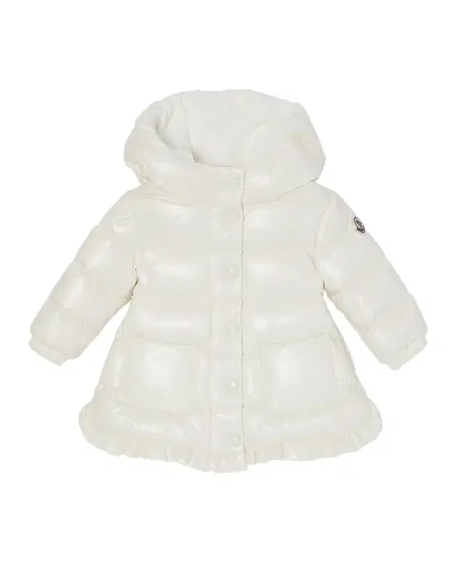 Moncler Girl 's Dufar Hooded Long Down Parka, Size 6M-3