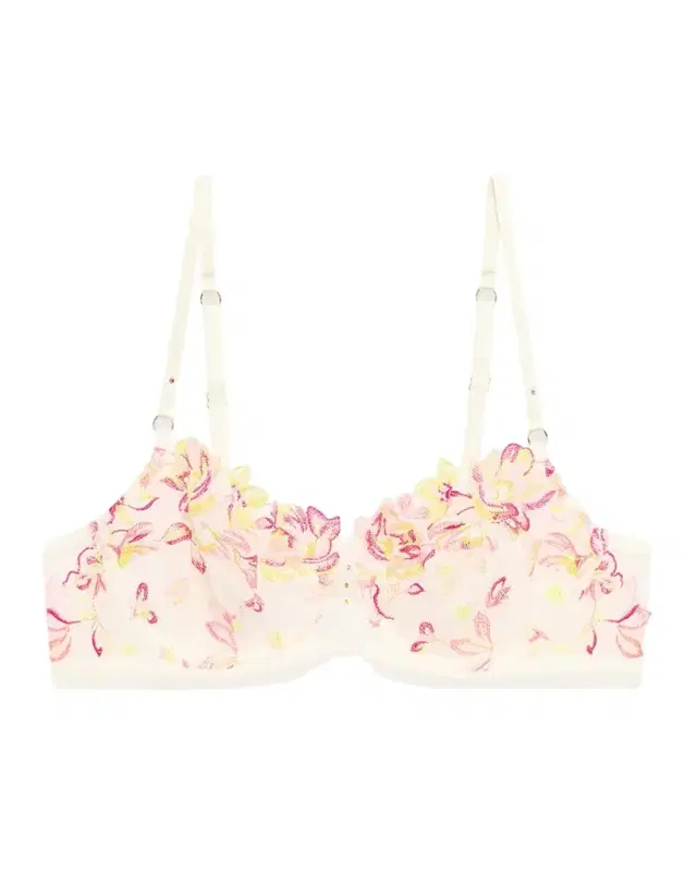 Lise Charmel Folie D 'Ete Floral-Embroidered Demi Bra