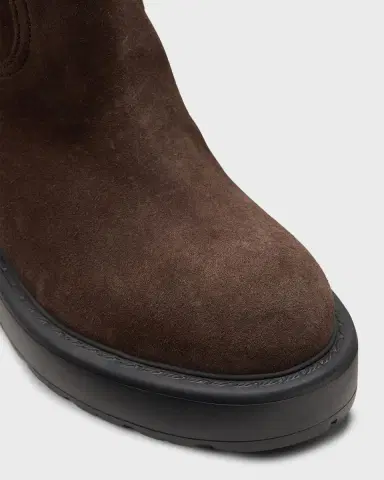 Miu Miu Suede Tall Moto Boots | Thumbnail 5