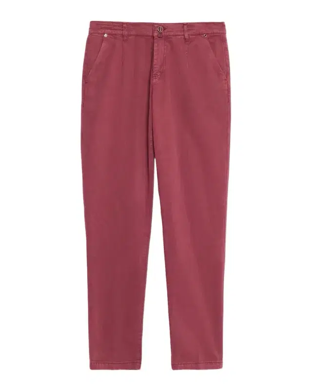 Kiton Men 's Straight Fit Flat-Front Pants
