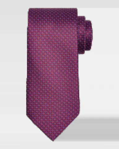 Stefano Ricci Men's Micro-Geometric Silk Tie | Thumbnail 2