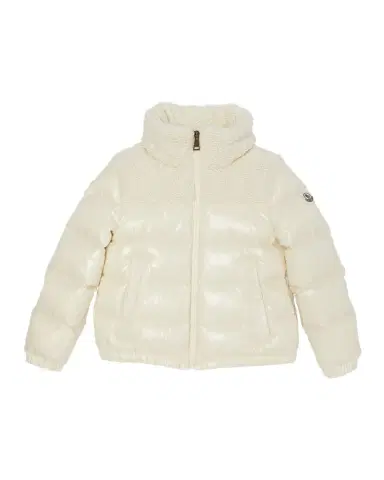 Moncler Girl 's Dima Textured Yoke Down Jacket | Thumbnail 1