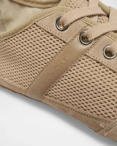 Givenchy Mesh And Suede Slim Low-Top Sneakers | Thumbnail 5