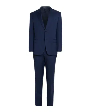 Emporio Armani Men 's 130s Wool Micro-Herringbone Peak Lapel G Line Suit | Thumbnail 1 Emporio Armani Men 's 130s Wool Micro-Herringbone Peak Lapel G Line Suit | Thumbnail 1
