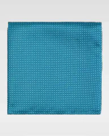 Stefano Ricci Men's Micro-Geometric Silk Pocket Square | Thumbnail 2 Stefano Ricci Men's Micro-Geometric Silk Pocket Square | Thumbnail 2