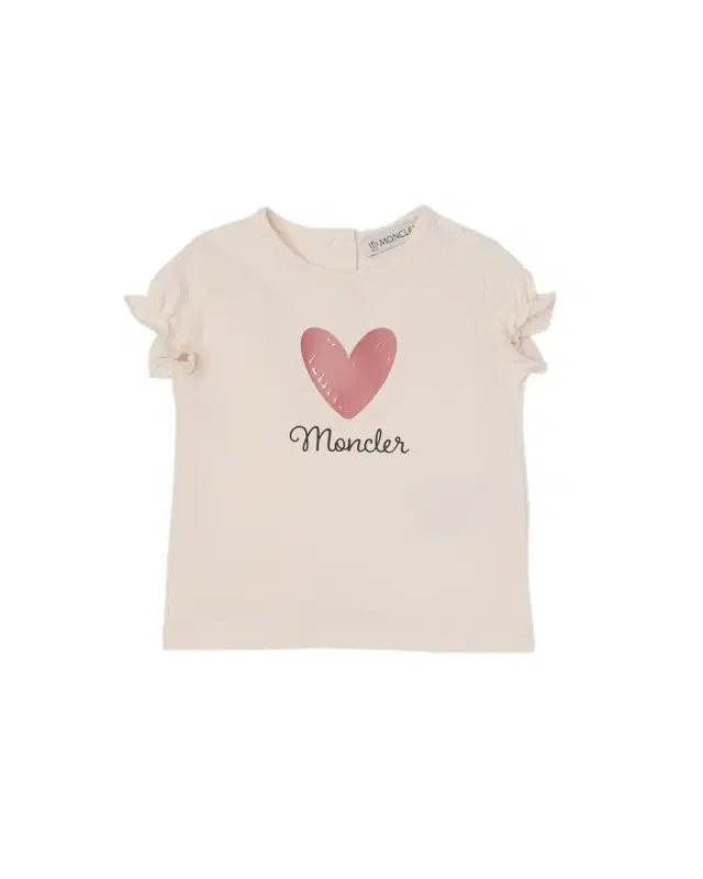 Girl 's Heart Logo-Print Short-Sleeve T-Shirt, Size 6M-