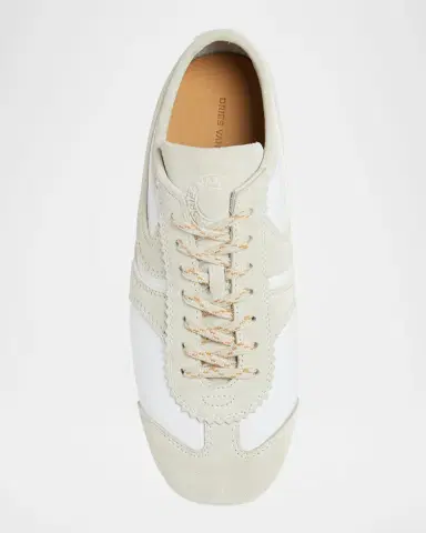 Dries Van Noten Dustin Mixed Leather Retro Sneakers | Thumbnail 6