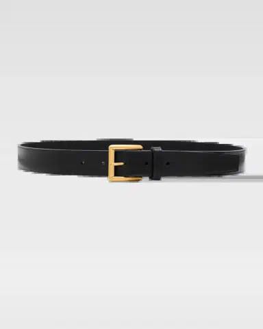 Saint Laurent Minimal Leather Belt | Thumbnail 2