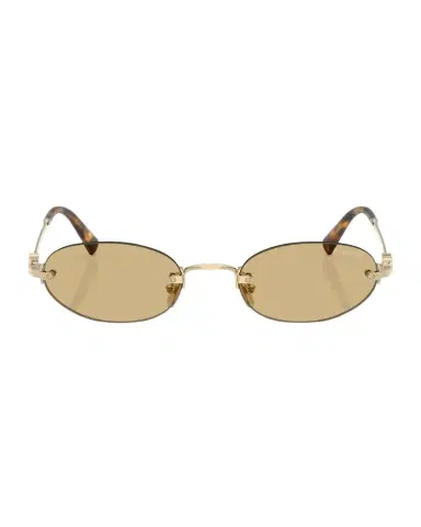 Miu Miu MU A54S Metal Oval Sunglasses | Thumbnail 1 Miu Miu MU A54S Metal Oval Sunglasses | Thumbnail 1