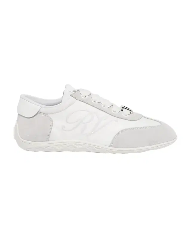 Viv Low-Top Canvas and Suede Sneakers