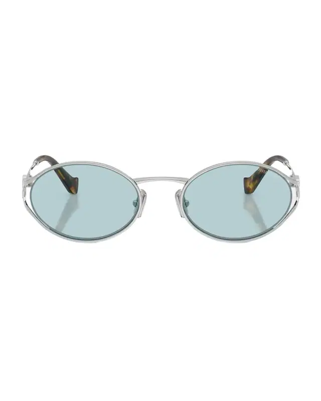 Miu Miu MU 52YS Metal Oval Sunglasses