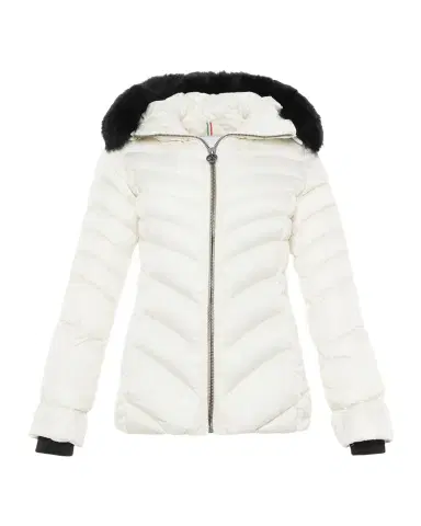 Gorski Down Apres-Ski Jacket with Detachable Toscana Lamb Hood Trim | Thumbnail 1 Gorski Down Apres-Ski Jacket with Detachable Toscana Lamb Hood Trim | Thumbnail 1