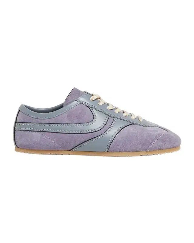 Dries Van Noten Mixed Leather Retro Runner Sneakers