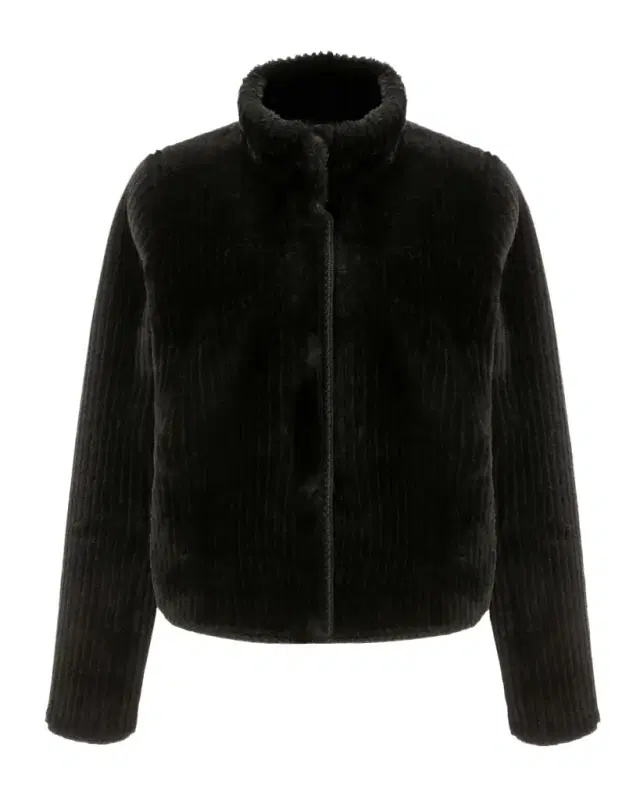 Gorski Reversible Merino Grooved Shearling Lamb Jacket With Embroidered Trim